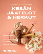 kesän jäätelöt ja herkut kansi